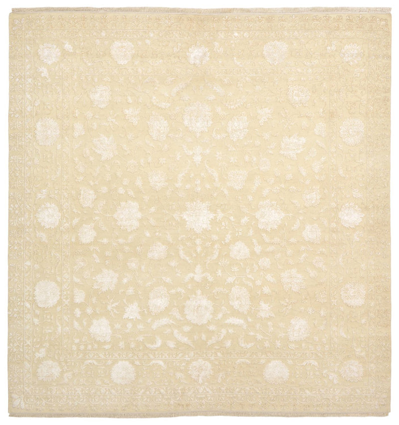 Orientteppich quadratisch  - 309 x 301 cm - hellbeige