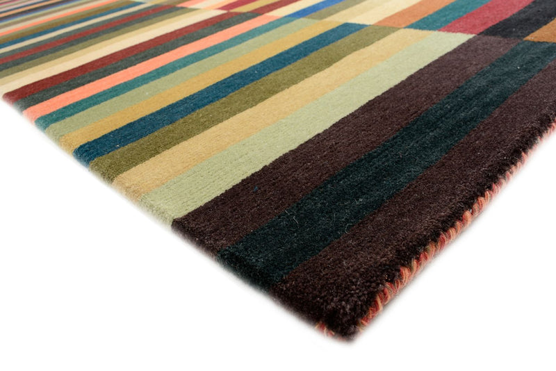 Designer Teppich - 201 x 153 cm - mehrfarbig