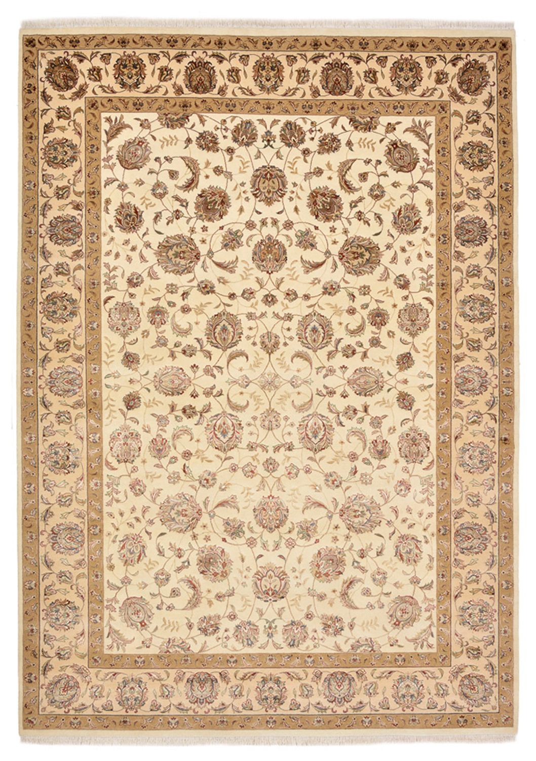 Orientteppich - Täbriz - 305 x 217 cm - hellbeige