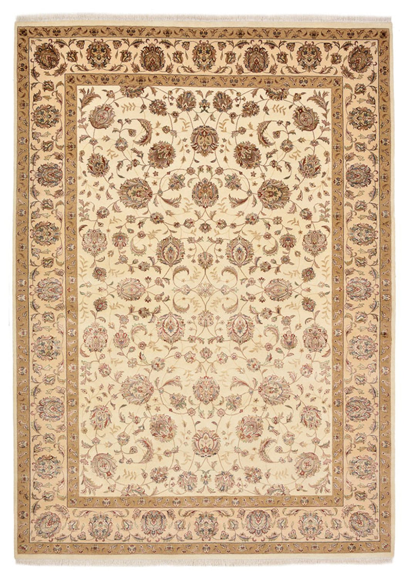Orientteppich - Täbriz - 305 x 217 cm - hellbeige