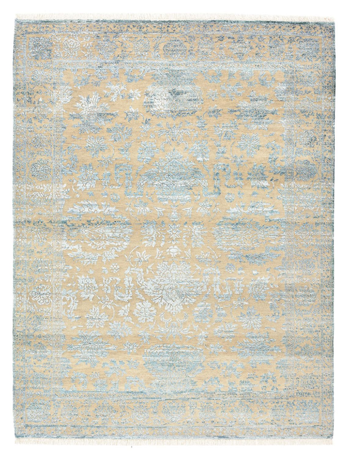 Designer Teppich - 201 x 156 cm - grau