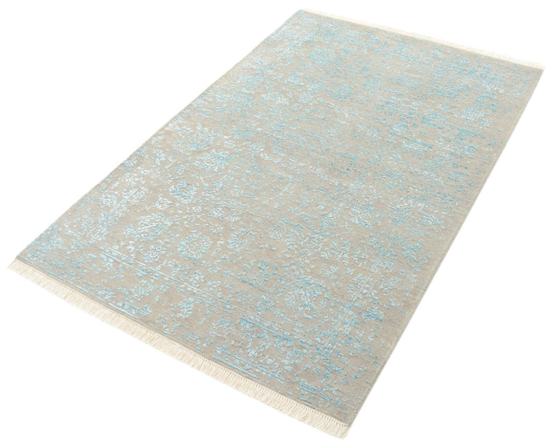 Designer Teppich - 151 x 102 cm - grau