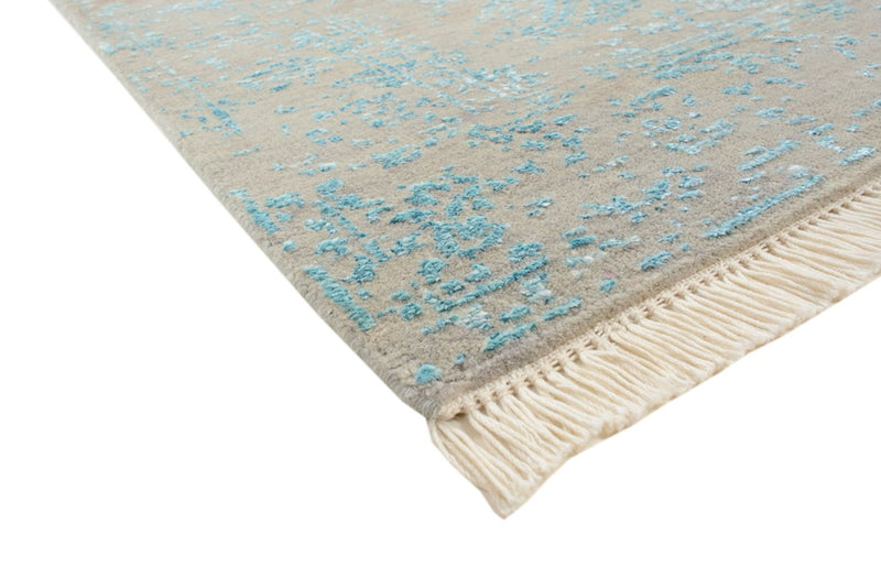 Designer Teppich - 151 x 102 cm - grau