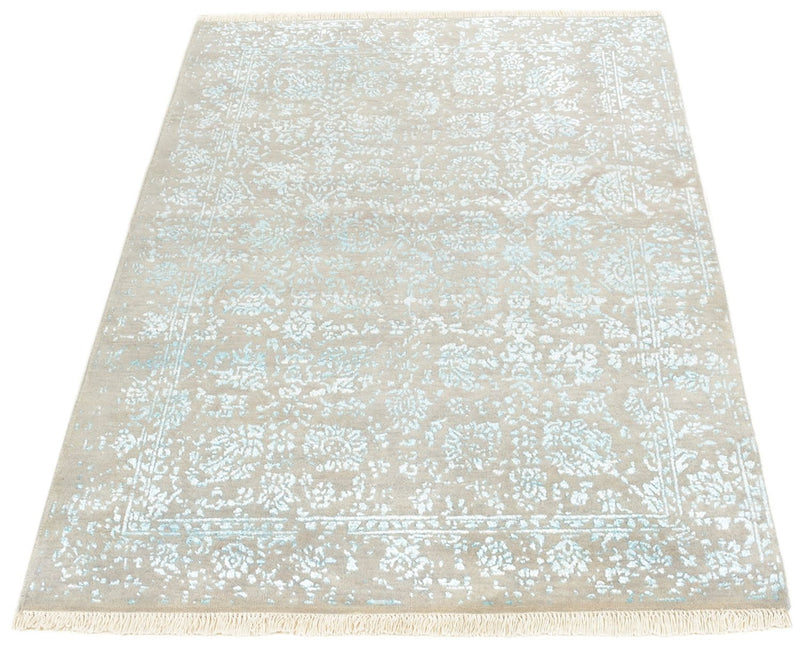 Designer Teppich - 151 x 102 cm - grau