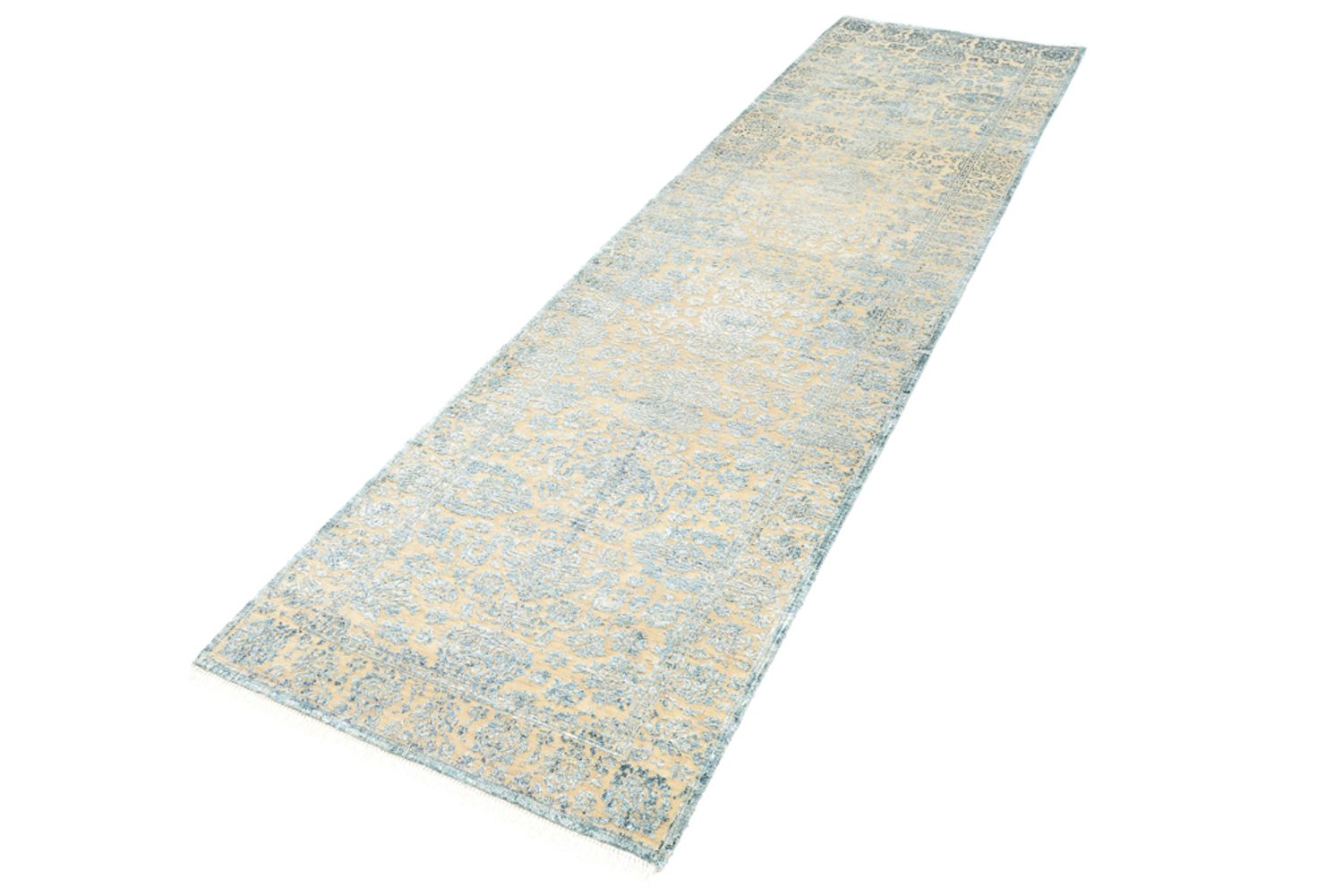 Läufer Designer - 291 x 79 cm - hellblau