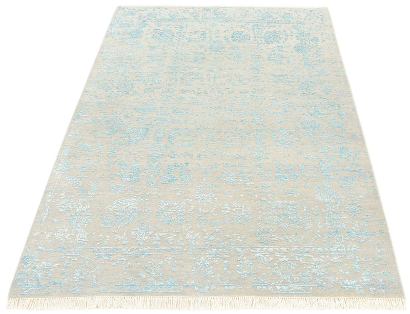 Designer Teppich - 178 x 122 cm - grau