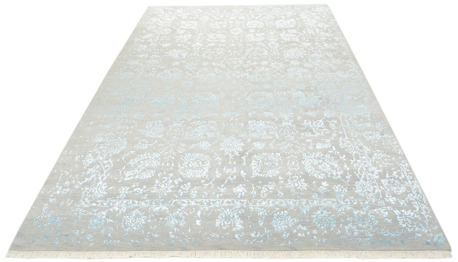 Designer Teppich - 303 x 198 cm - grau