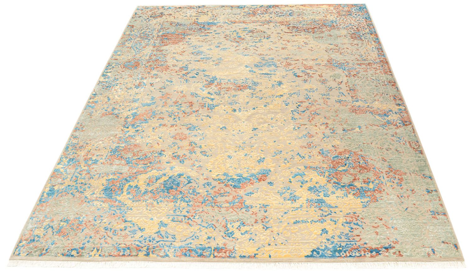 Designer Teppich - 298 x 246 cm - mehrfarbig