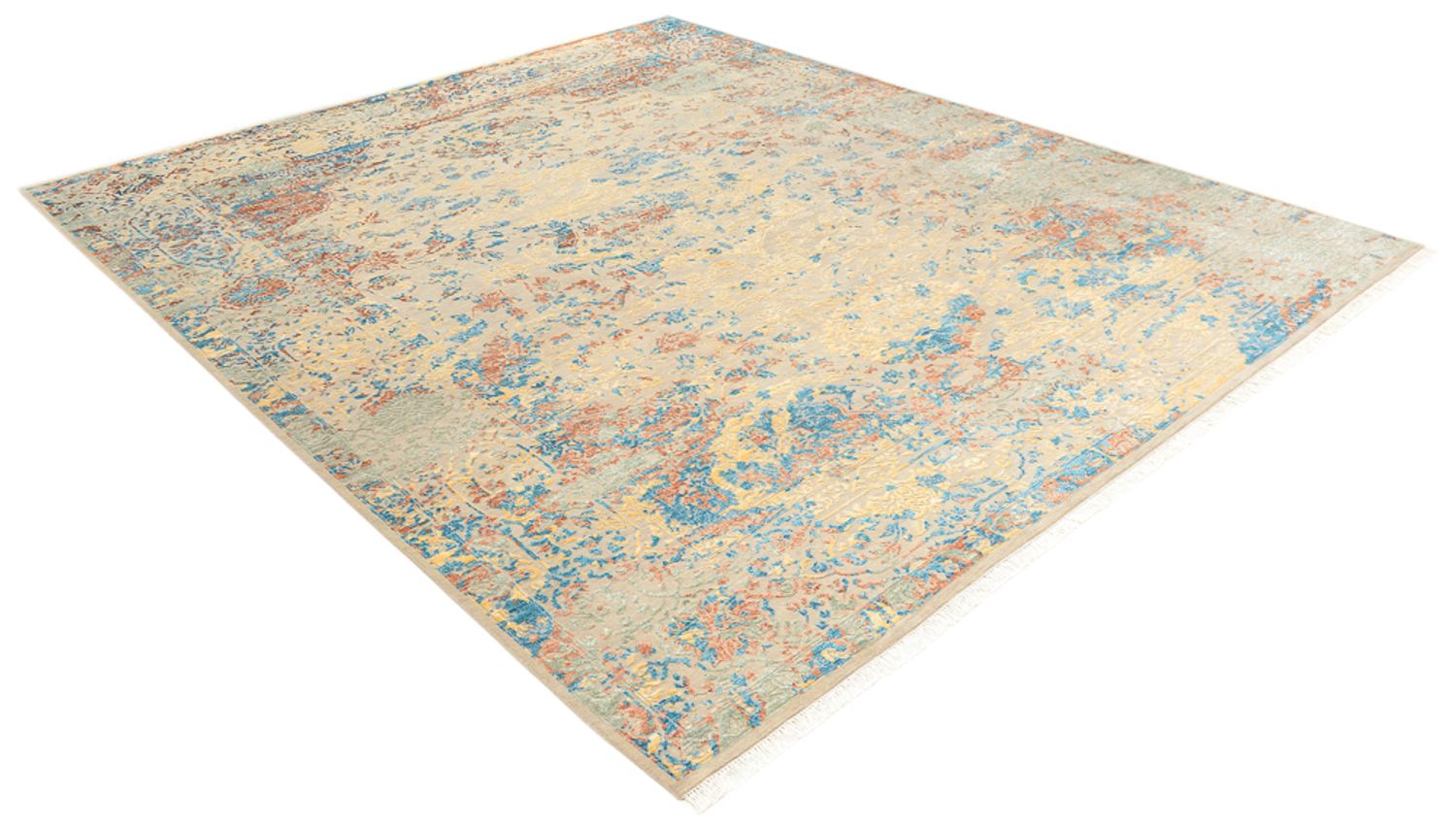 Designer Teppich - 298 x 246 cm - mehrfarbig