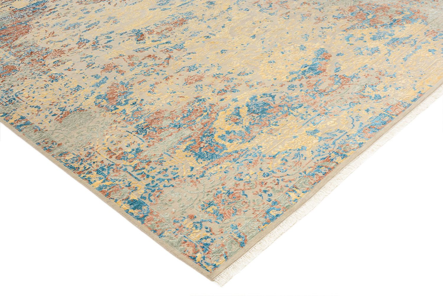 Designer Teppich - 298 x 246 cm - mehrfarbig