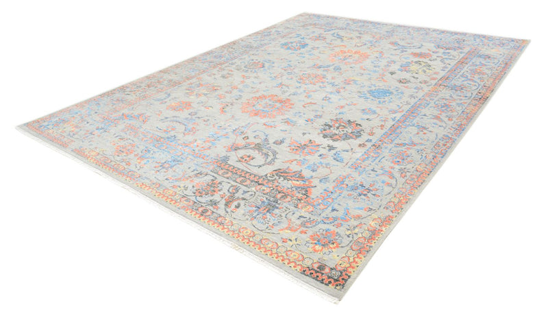 Designer Teppich - 366 x 271 cm - hellblau