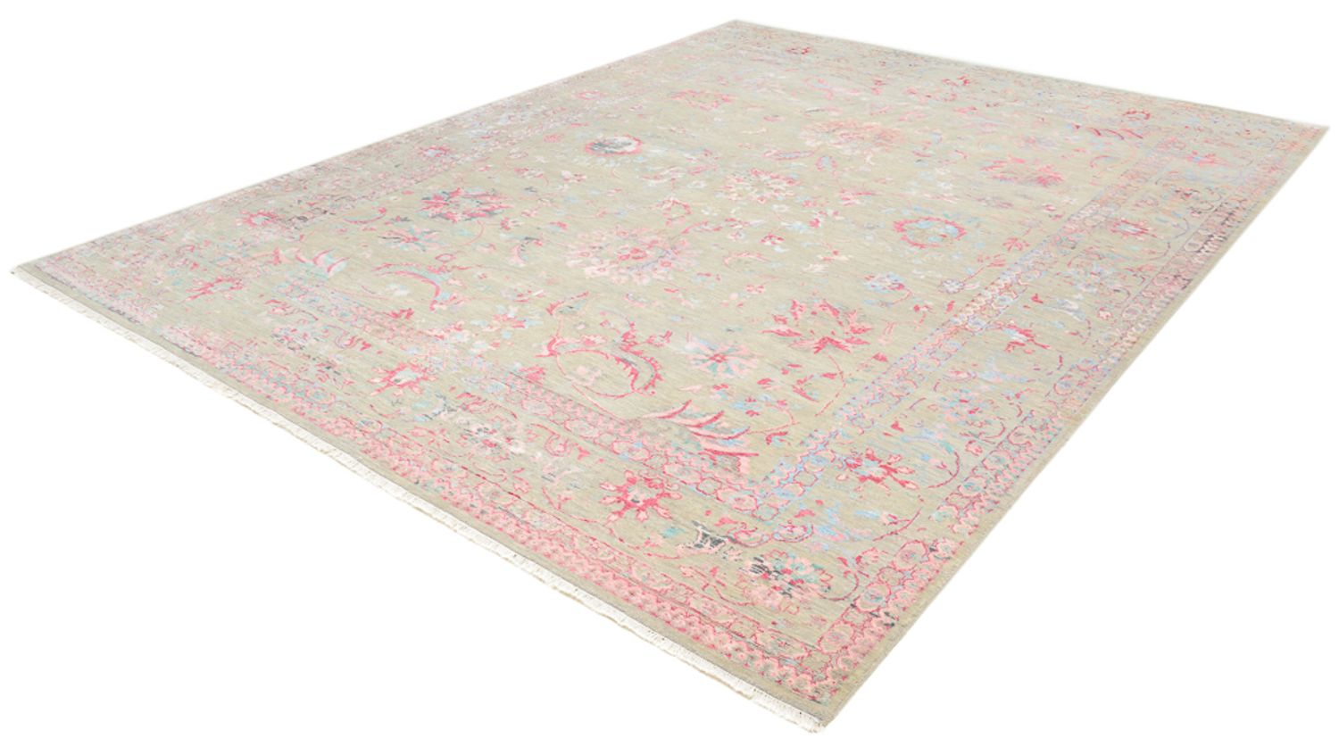 Designer Teppich - 349 x 276 cm - sand