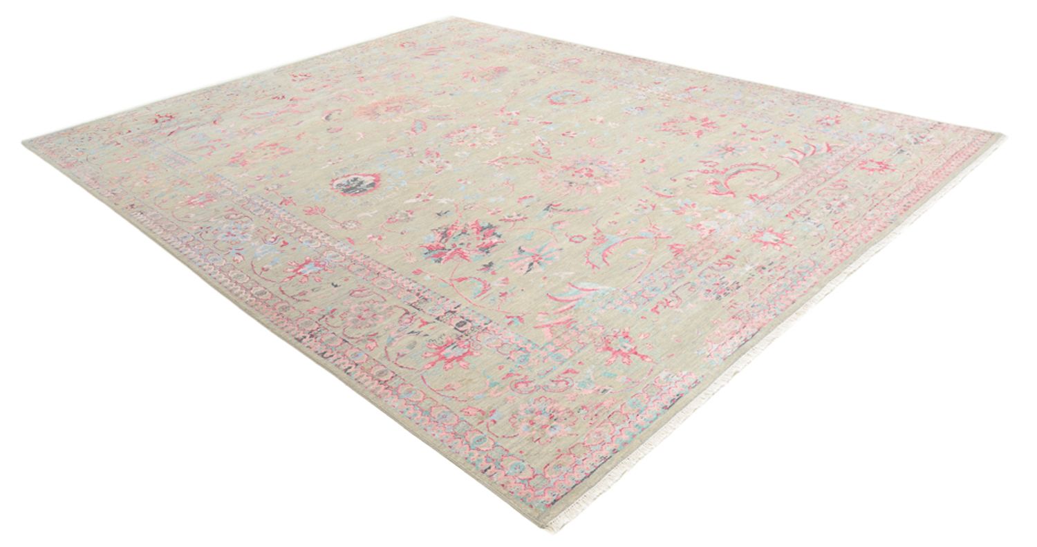 Designer Teppich - 349 x 276 cm - sand
