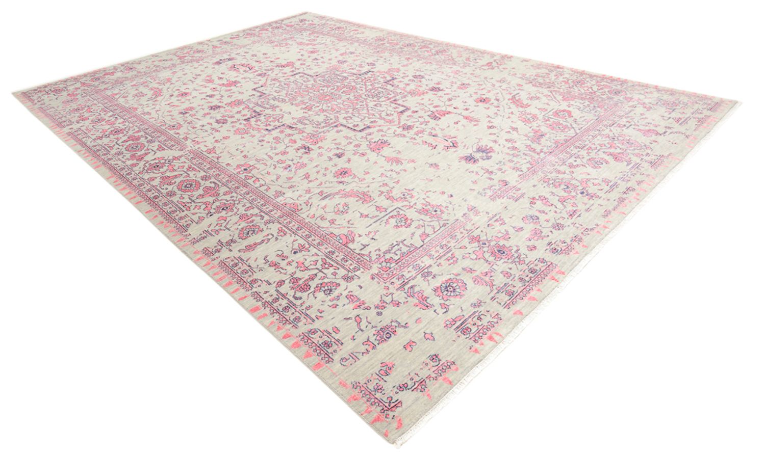 Designer Teppich - 427 x 301 cm - flieder