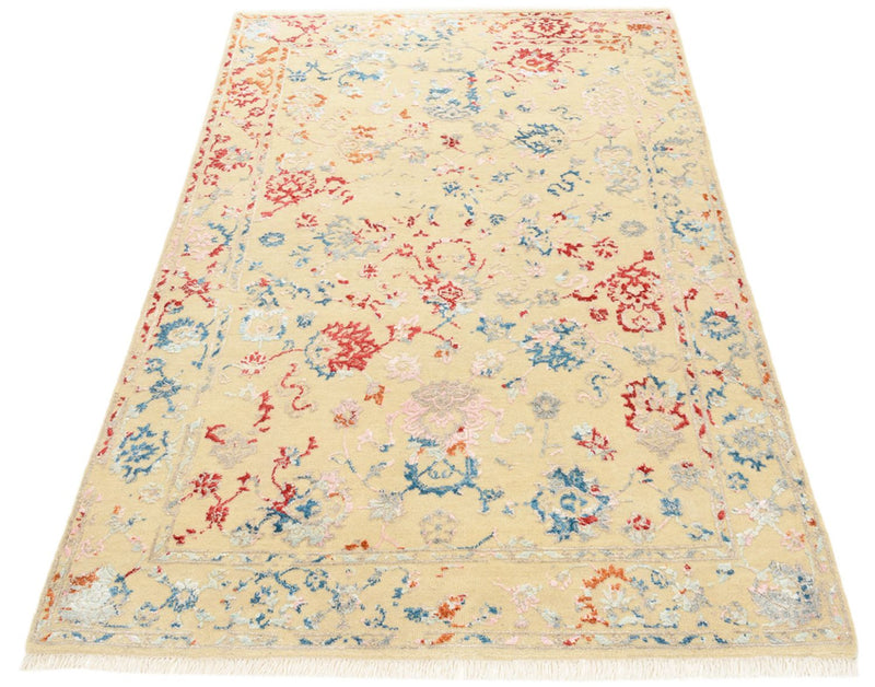 Designer Teppich - 182 x 121 cm - sand
