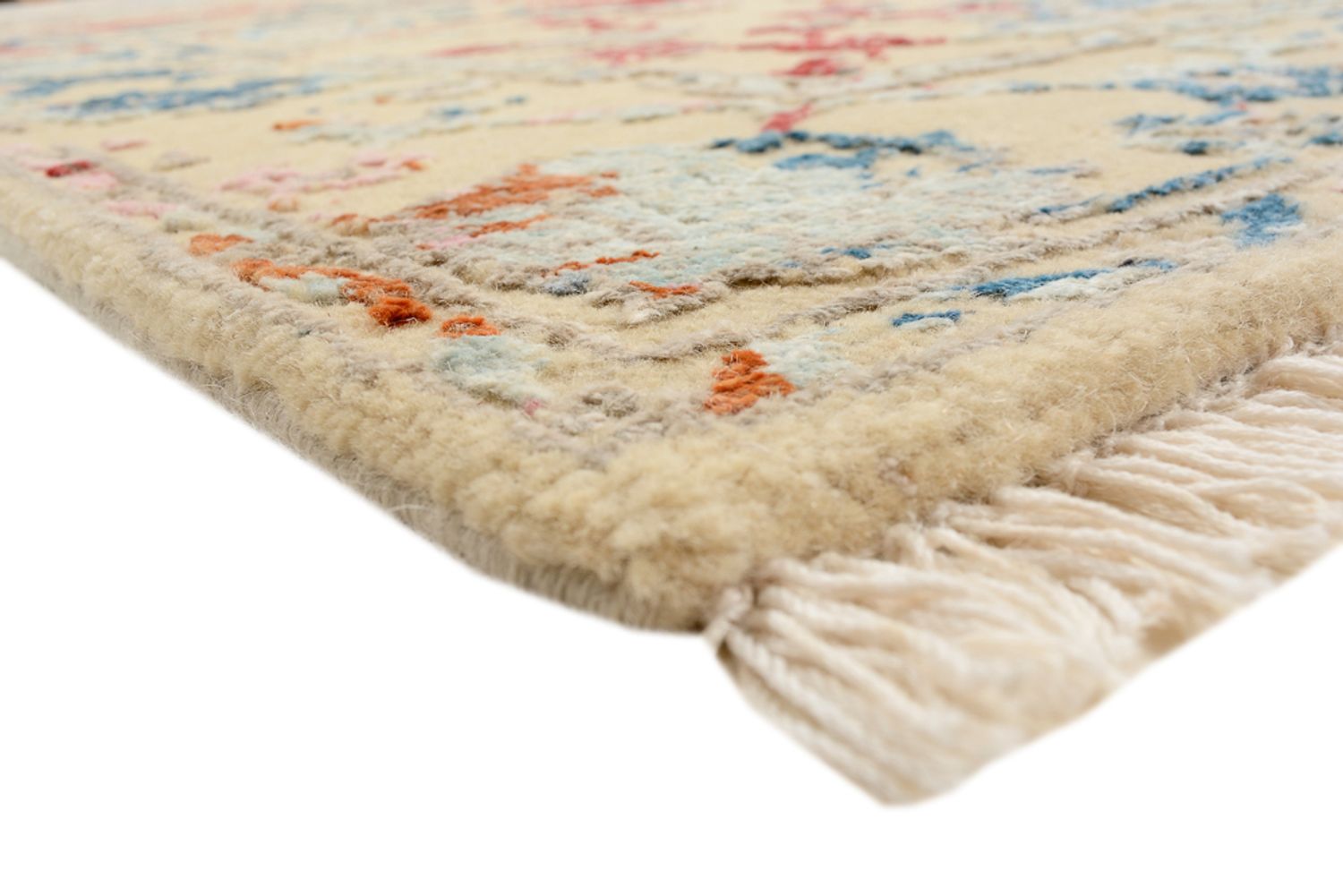 Designer Teppich - 182 x 121 cm - sand