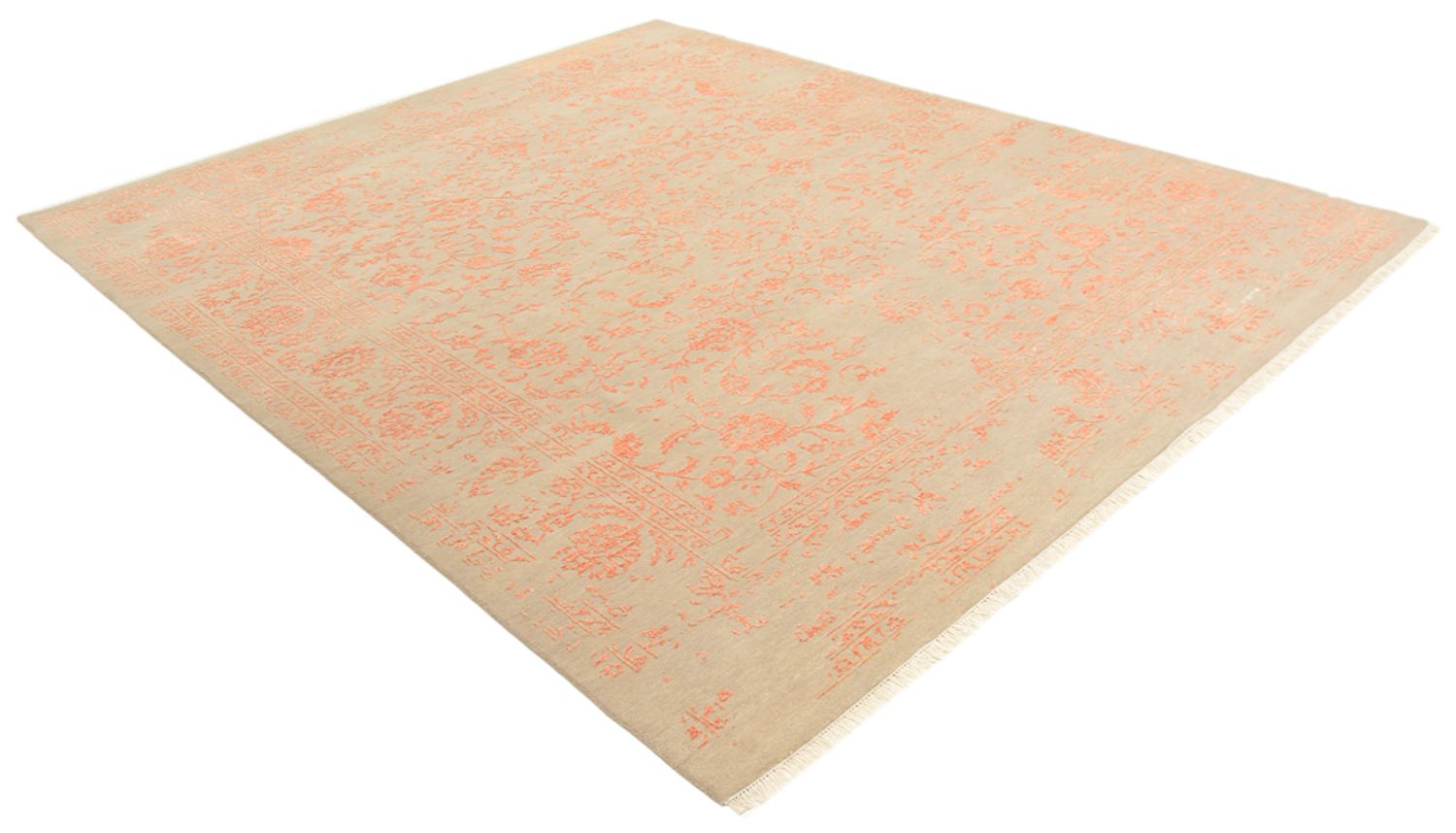 Designer Teppich - 302 x 248 cm - orange
