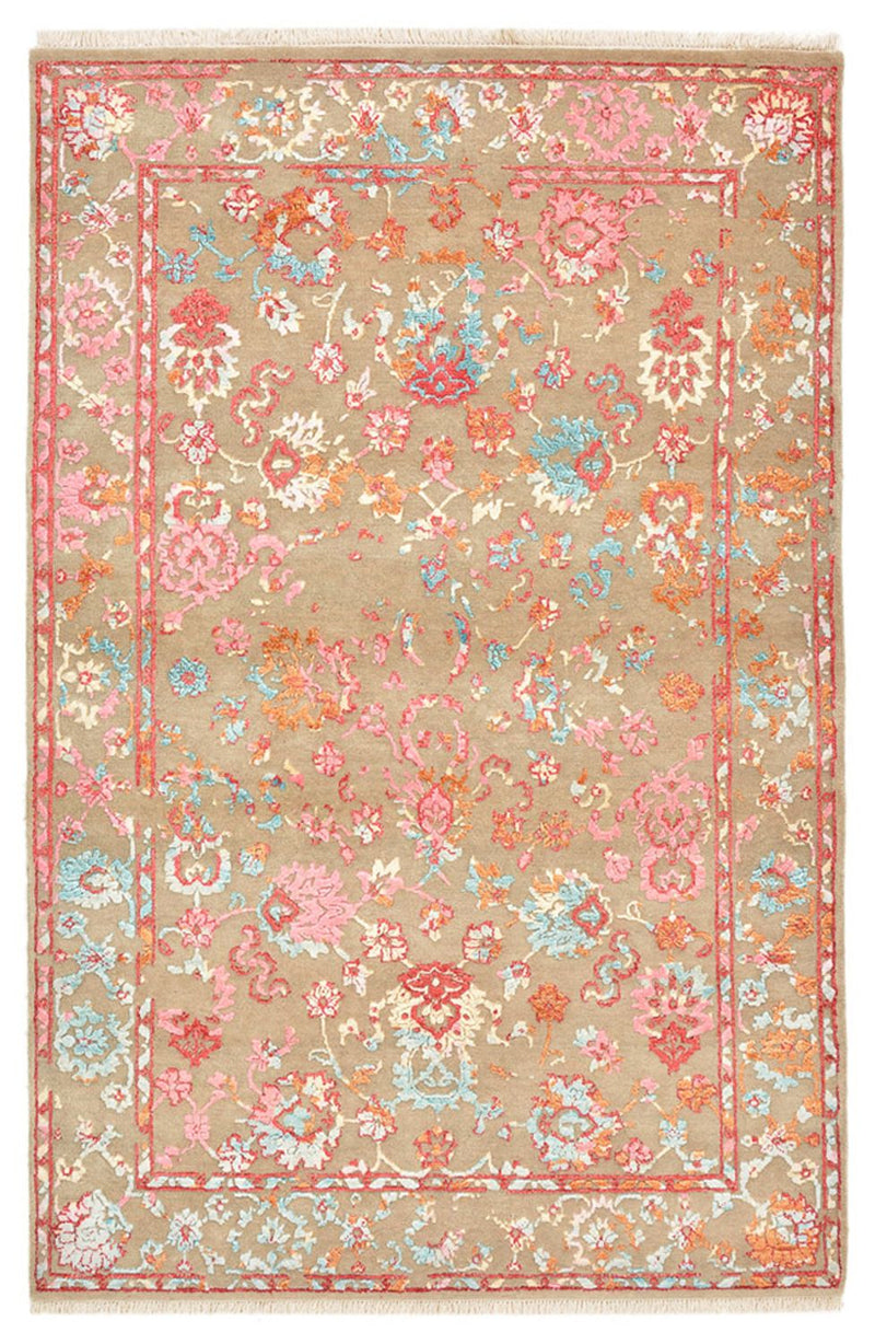 Designer Teppich - 179 x 118 cm - mehrfarbig