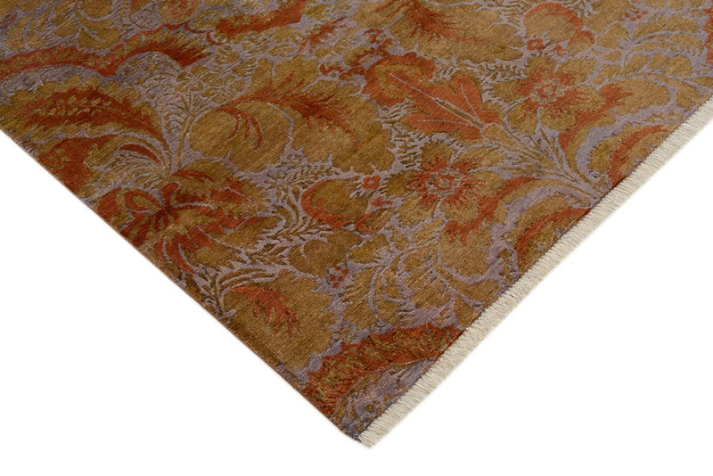 Designer Teppich - 184 x 119 cm - rost