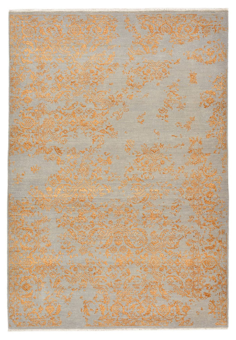 Designer Teppich - 181 x 129 cm - grau