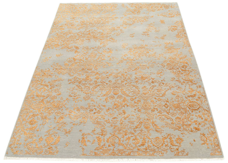 Designer Teppich - 181 x 129 cm - grau