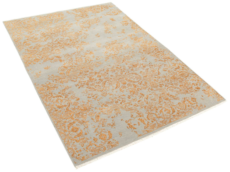 Designer Teppich - 181 x 129 cm - grau