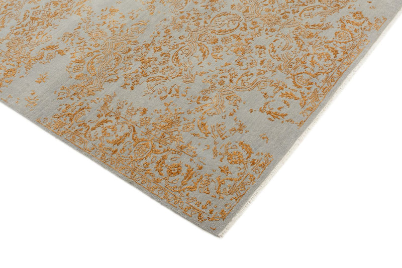 Designer Teppich - 181 x 129 cm - grau