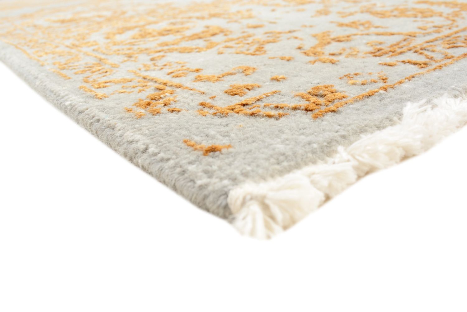 Designer Teppich - 181 x 129 cm - grau