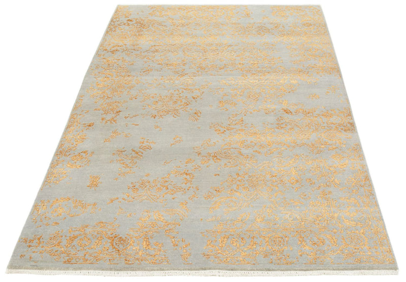 Designer Teppich - 181 x 129 cm - grau
