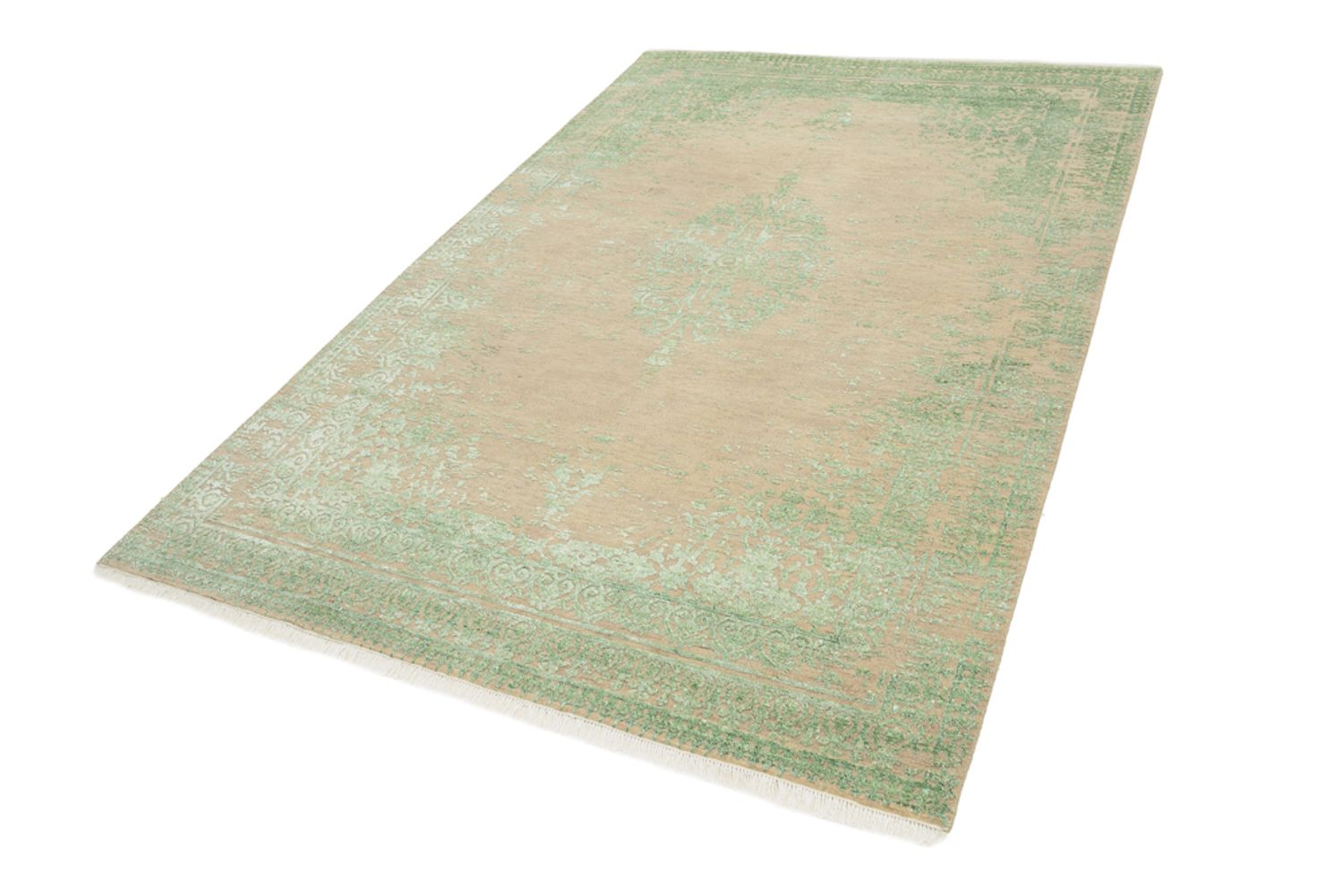 Designer Teppich - 243 x 172 cm - dunkelbeige