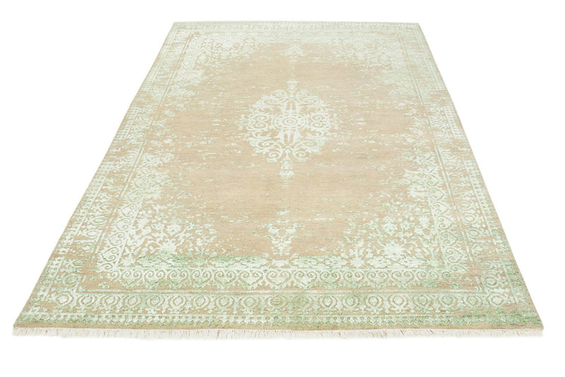 Designer Teppich - 243 x 172 cm - dunkelbeige