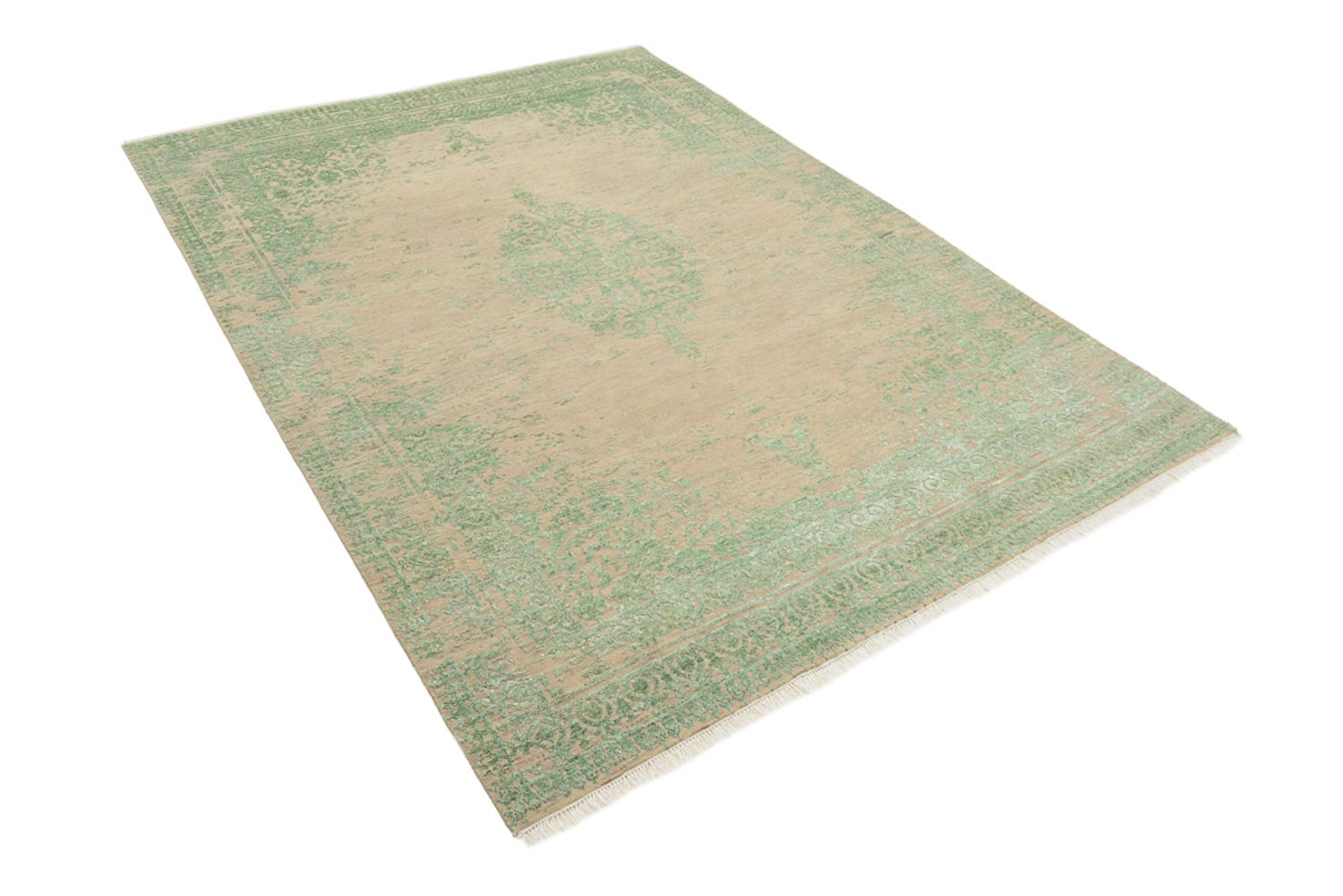Designer Teppich - 239 x 171 cm - dunkelbeige