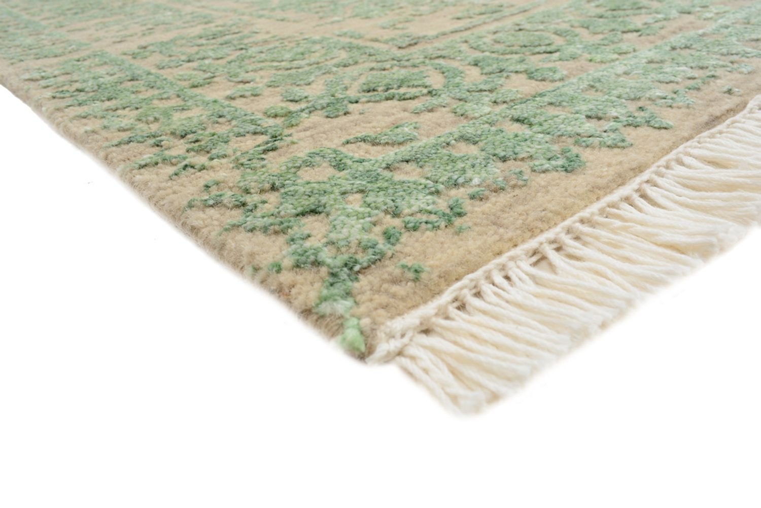 Designer Teppich - 239 x 171 cm - dunkelbeige