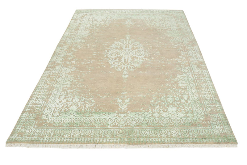 Designer Teppich - 239 x 171 cm - dunkelbeige