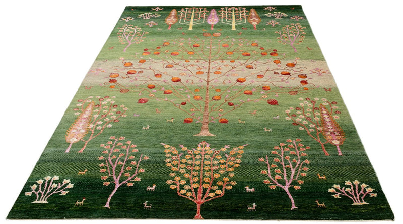 Gabbeh Teppich - Loribaft Indus - 246 x 171 cm - mehrfarbig