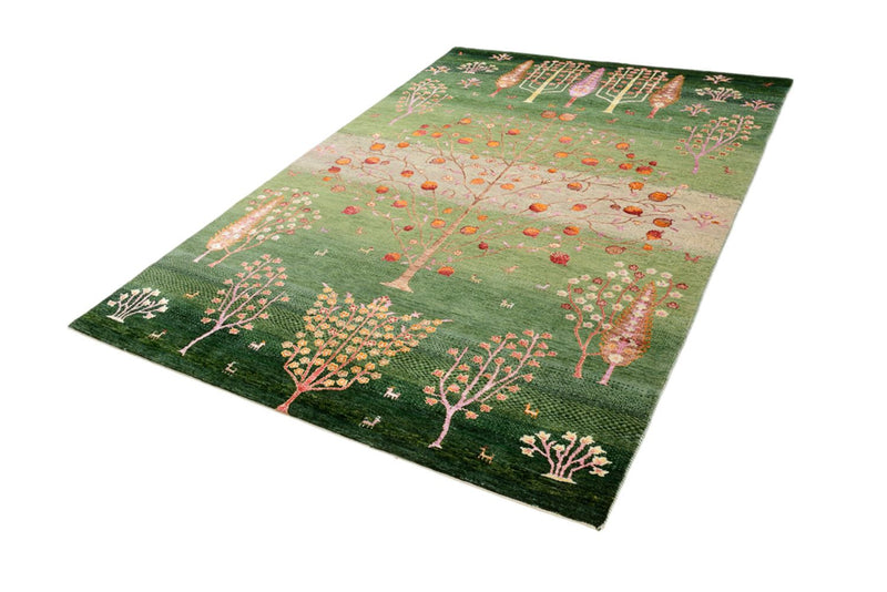 Gabbeh Teppich - Loribaft Indus - 246 x 171 cm - mehrfarbig