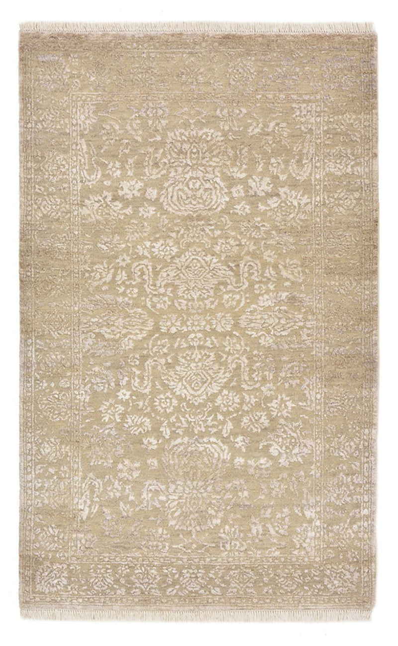 Designer Teppich - 153 x 94 cm - dunkelbeige