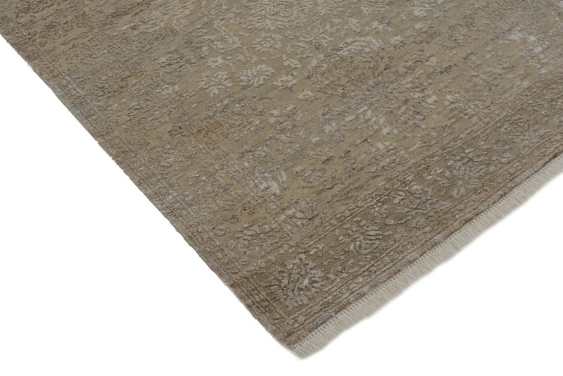 Designer Teppich - 153 x 94 cm - dunkelbeige