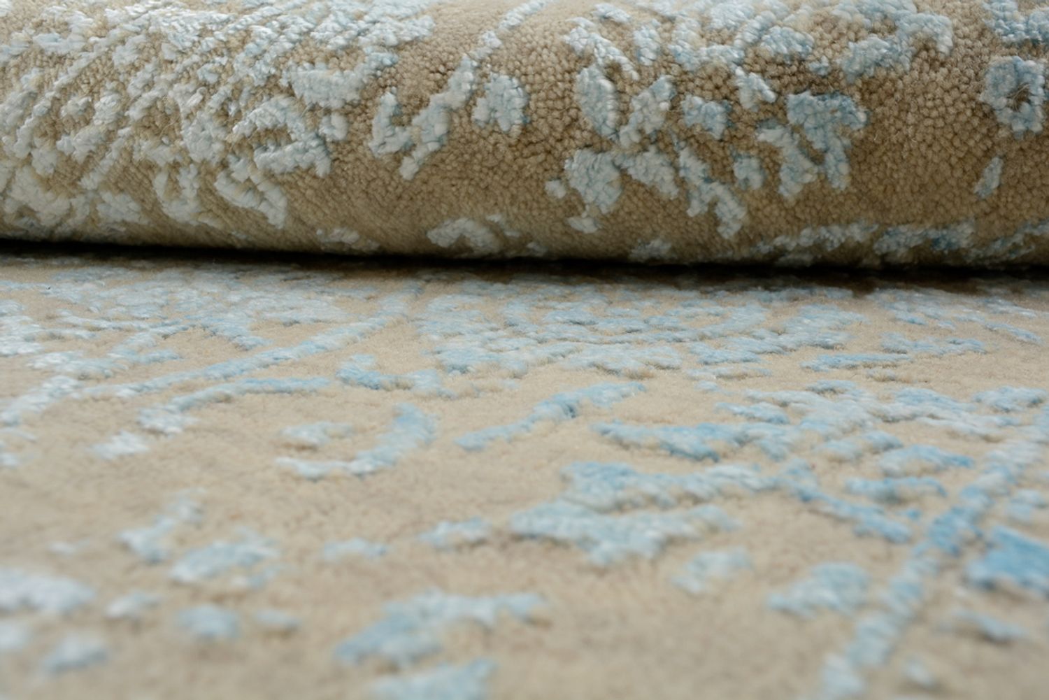 Designer Teppich - 151 x 93 cm - sand