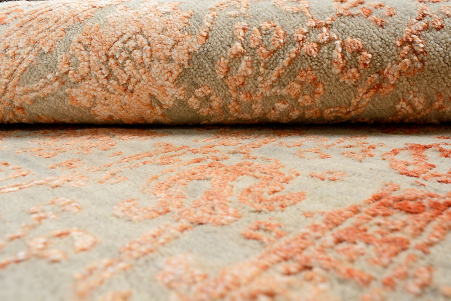Designer Teppich - 148 x 103 cm - dunkelgrau