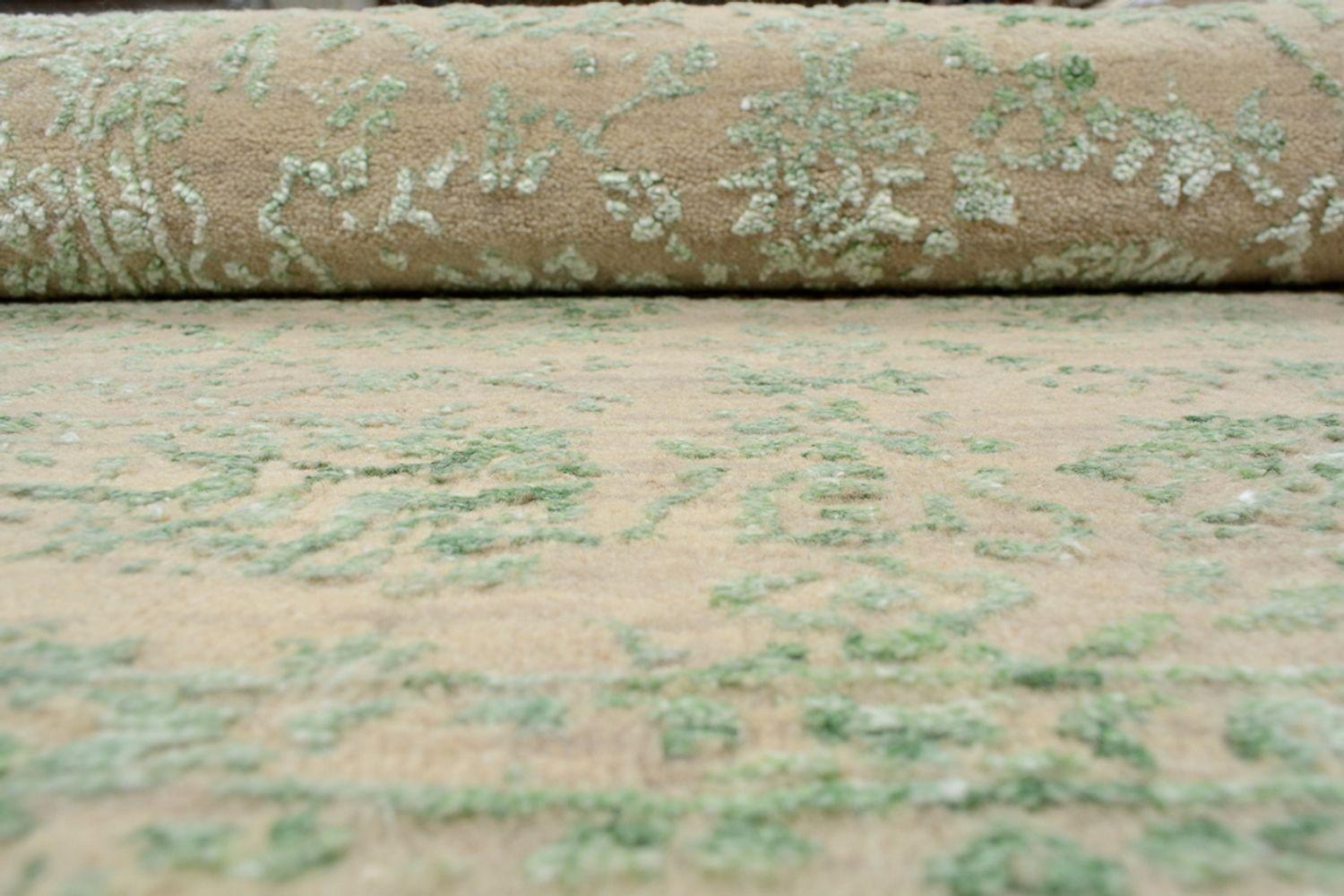 Designer Teppich - 133 x 76 cm - sand