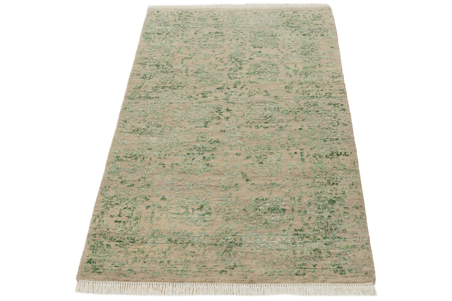 Designer Teppich - 123 x 77 cm - sand
