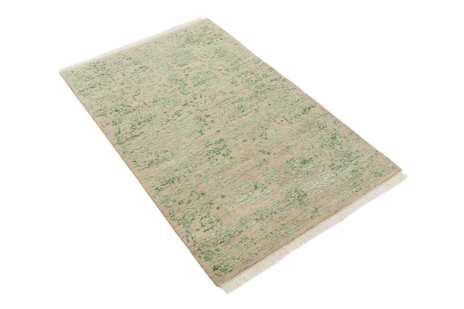 Designer Teppich - 123 x 77 cm - sand
