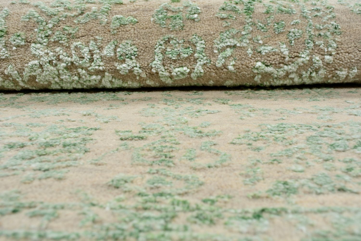 Designer Teppich - 123 x 77 cm - sand