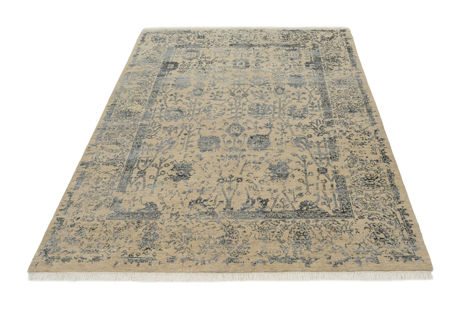 Designer Teppich - 201 x 155 cm - sand