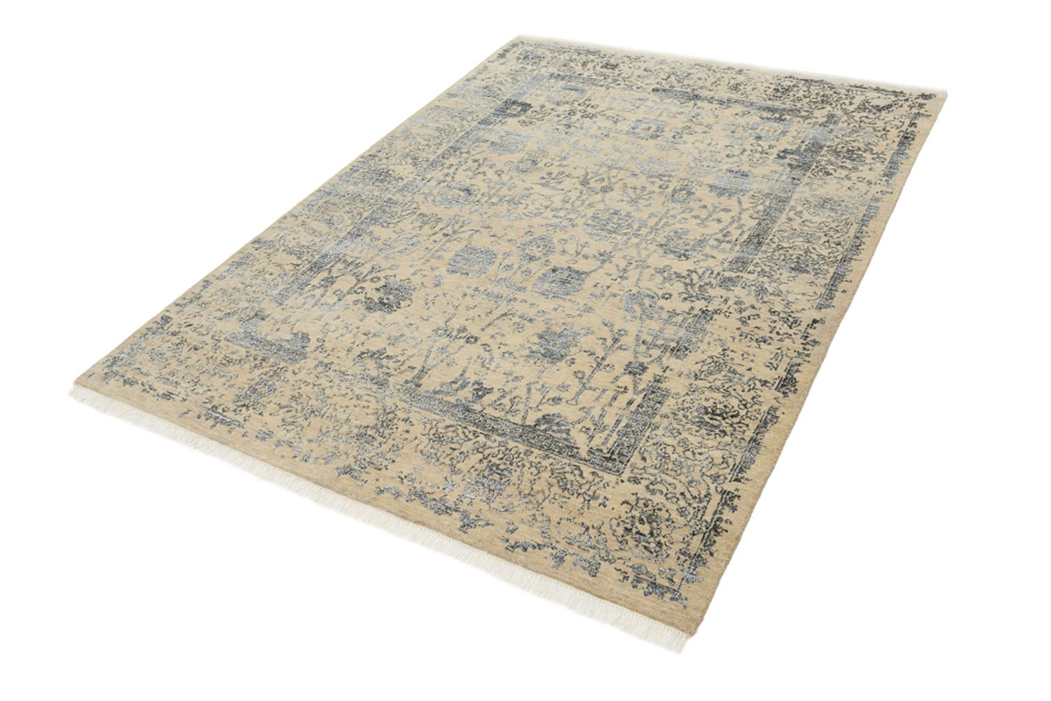 Designer Teppich - 201 x 155 cm - sand