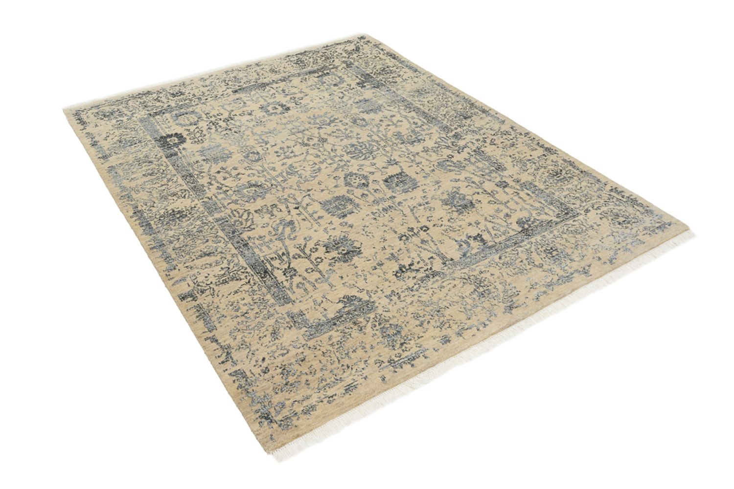Designer Teppich - 201 x 155 cm - sand