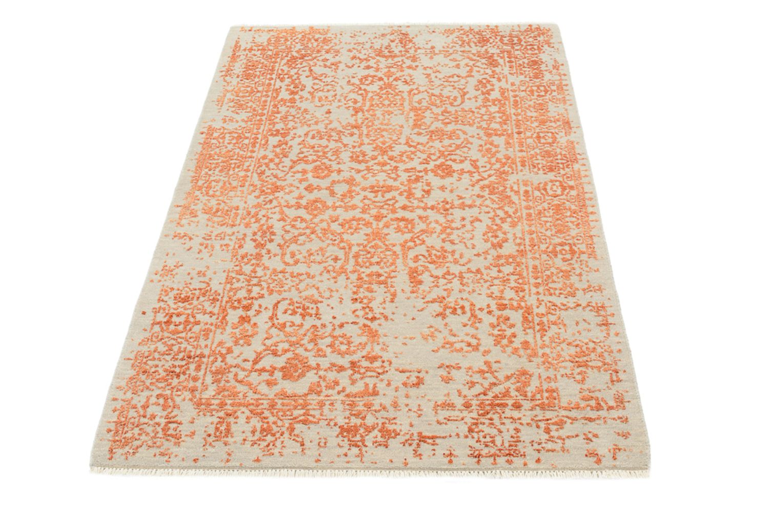 Designer Teppich - 154 x 96 cm - orange