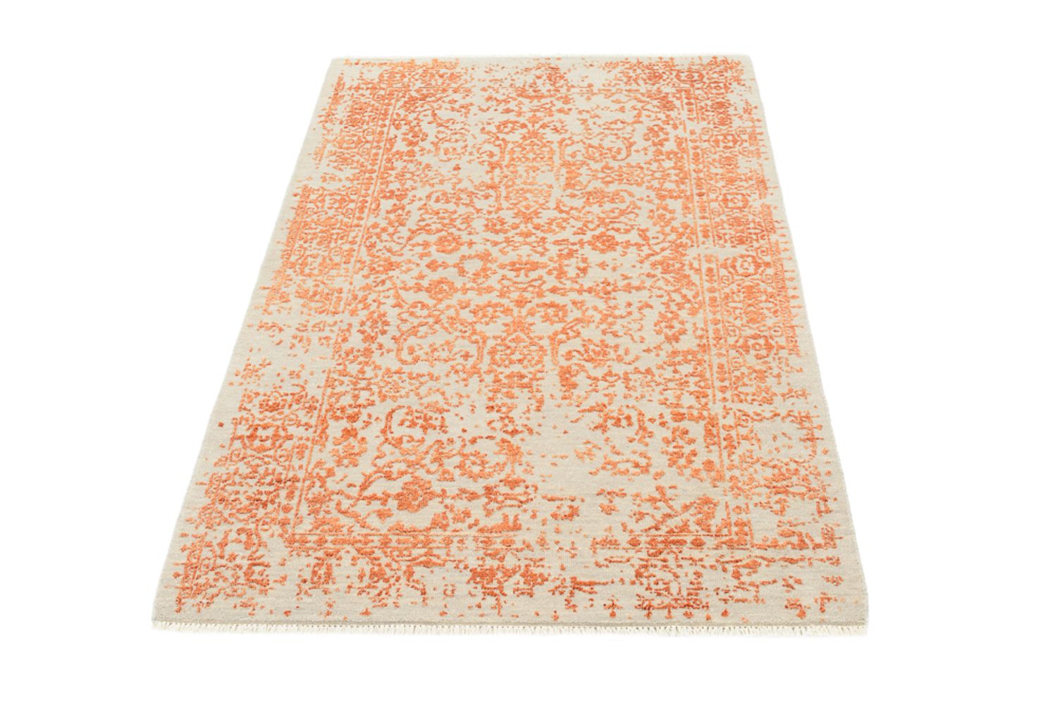 Designer Teppich - 155 x 95 cm - orange