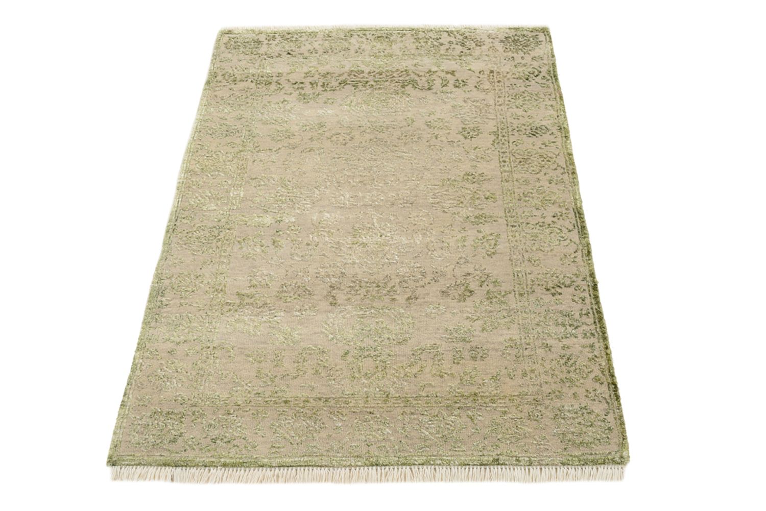 Designer Teppich - 126 x 84 cm - sand